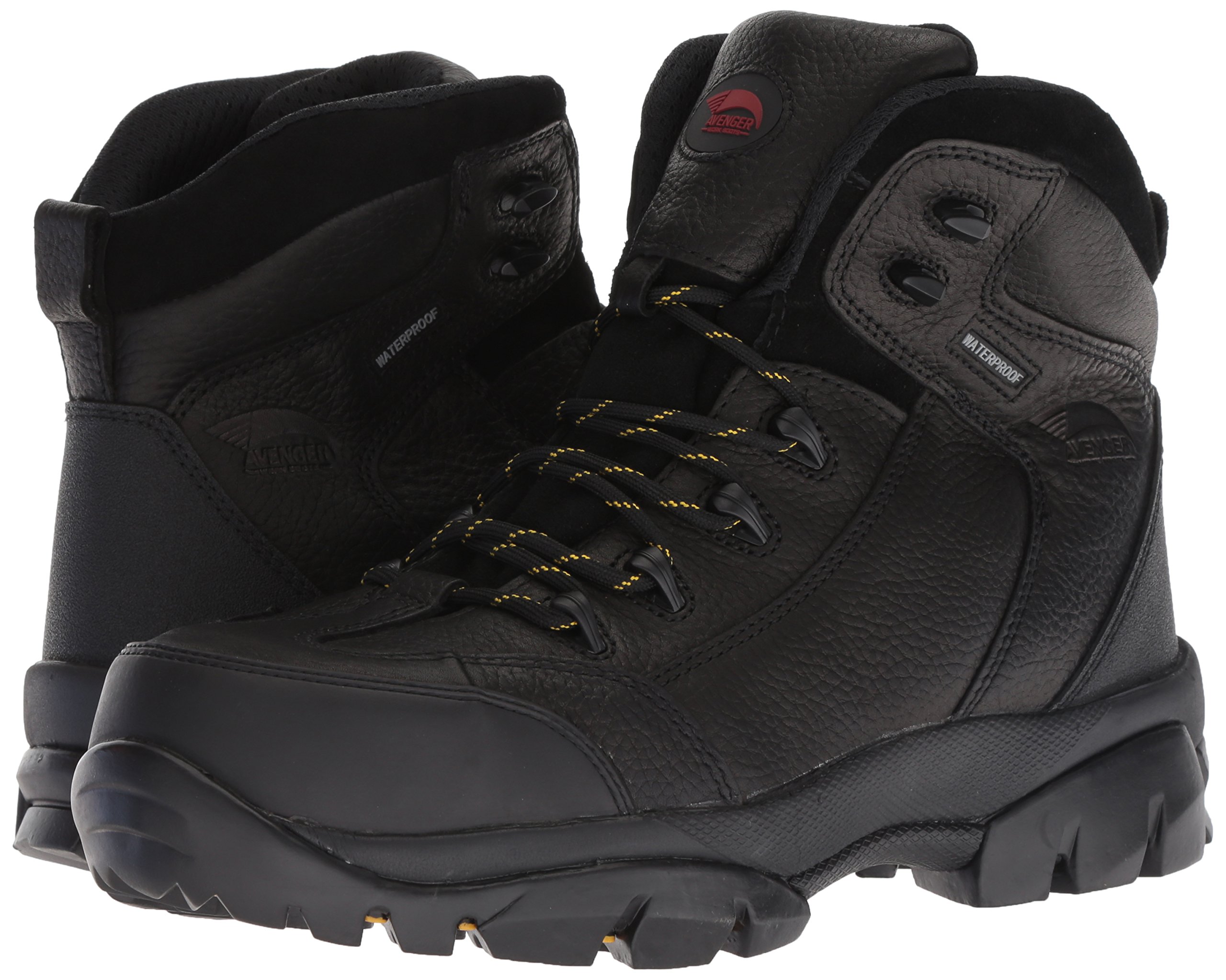 Avenger Enduro A7264 Men's Composite Toe EH Waterproof Work Boots - Durable Safety Shoes for Construction, Warehouse & Outdoor Work