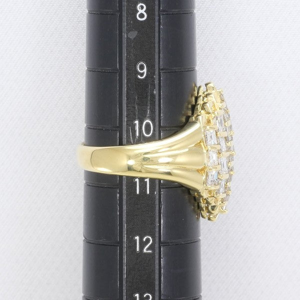 18K Yellow Gold Diamond Ring for Women - Elegant Solitaire Engagement & Wedding Band - Perfect for Proposals, Anniversaries, and Special Occasions