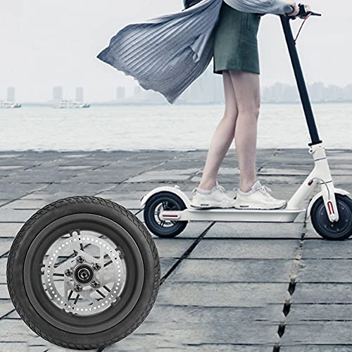 8.7inch Electric Scooter Wheel Hub Tire - Replacement Rear Wheel with Disc Brake for Xiaomi M365 (Black) | Durable Scooter Accessories for Commuting & Urban Travel