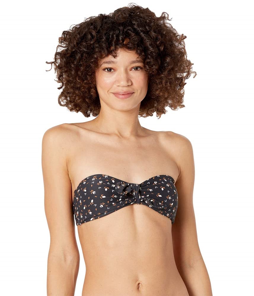 Billabong Women's Standard Tropic Moon Tie Front Bikini Top - Stylish Swimwear for Beach, Pool & Summer Vacations
