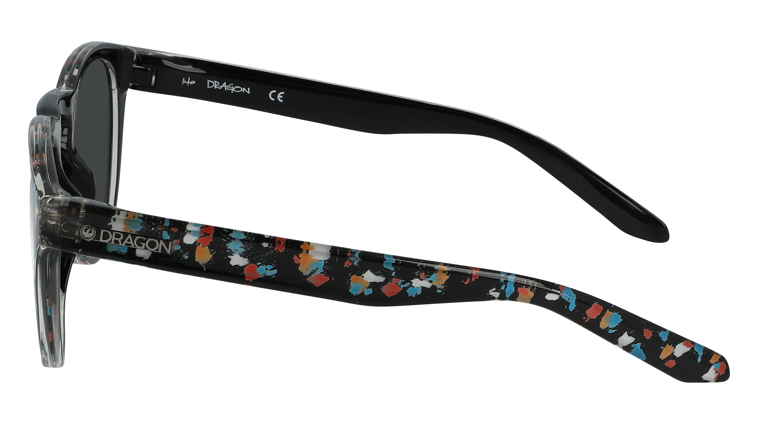 Dragon Opus Sunglasses - Bryan Iguchi Frame with Smoke Lens | Polarized UV Protection Sunglasses for Men & Women | Perfect for Outdoor Sports, Driving & Beach Activities