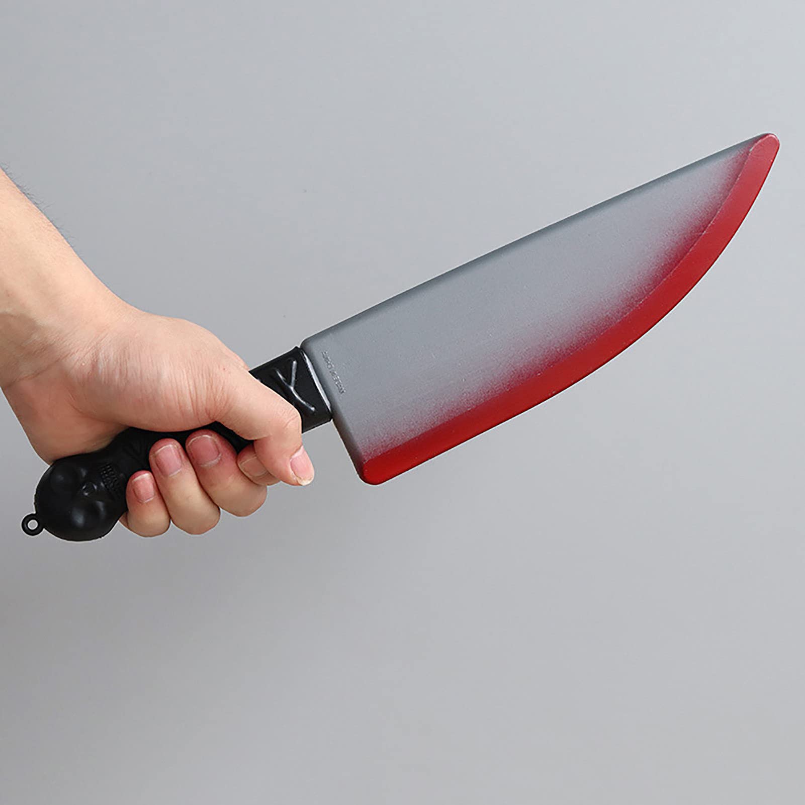 Halloween Blood Knife - Realistic Fake Plastic Knife with Blood Effect, Safe & Eco-Friendly Toy for Costume, Party, Decoration - Scary Props for Halloween, Cosplay, Haunted House & Themed Events