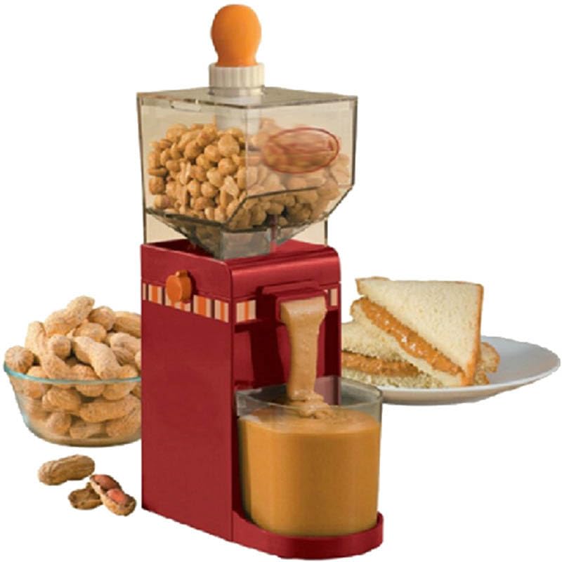 Electric Peanut Butter Maker Machine - 500ml Capacity, Non-Slip Base & Hourglass Design for Smooth Grinding | Perfect for Homemade Nut Butters, Healthy Snacks & Kitchen Use