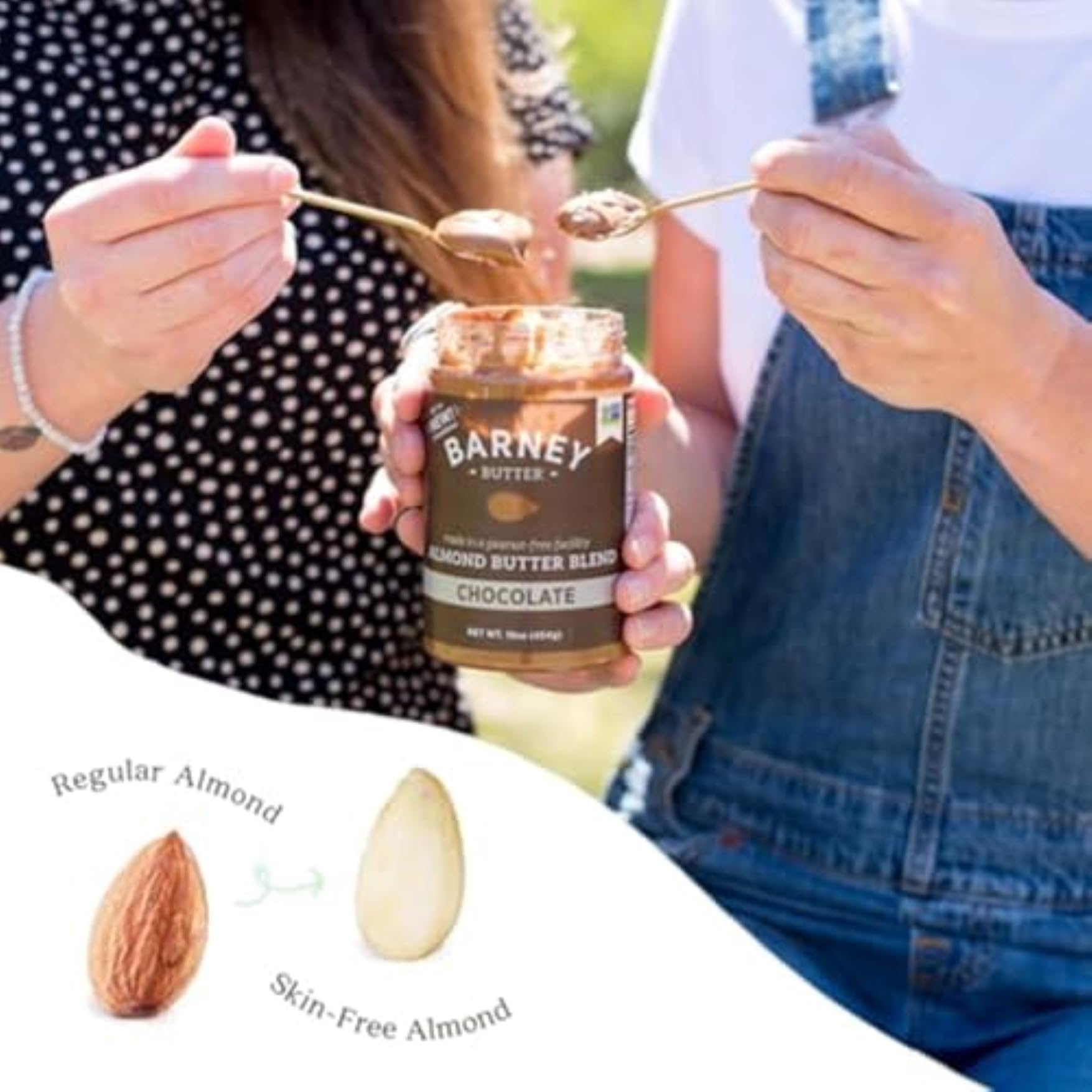 Organic Almond Butter with Cocoa & Coconut - No Stir, Non-GMO, Gluten-Free, Paleo & Keto Friendly (10oz) - Perfect for Smoothies, Baking & Healthy Snacks
