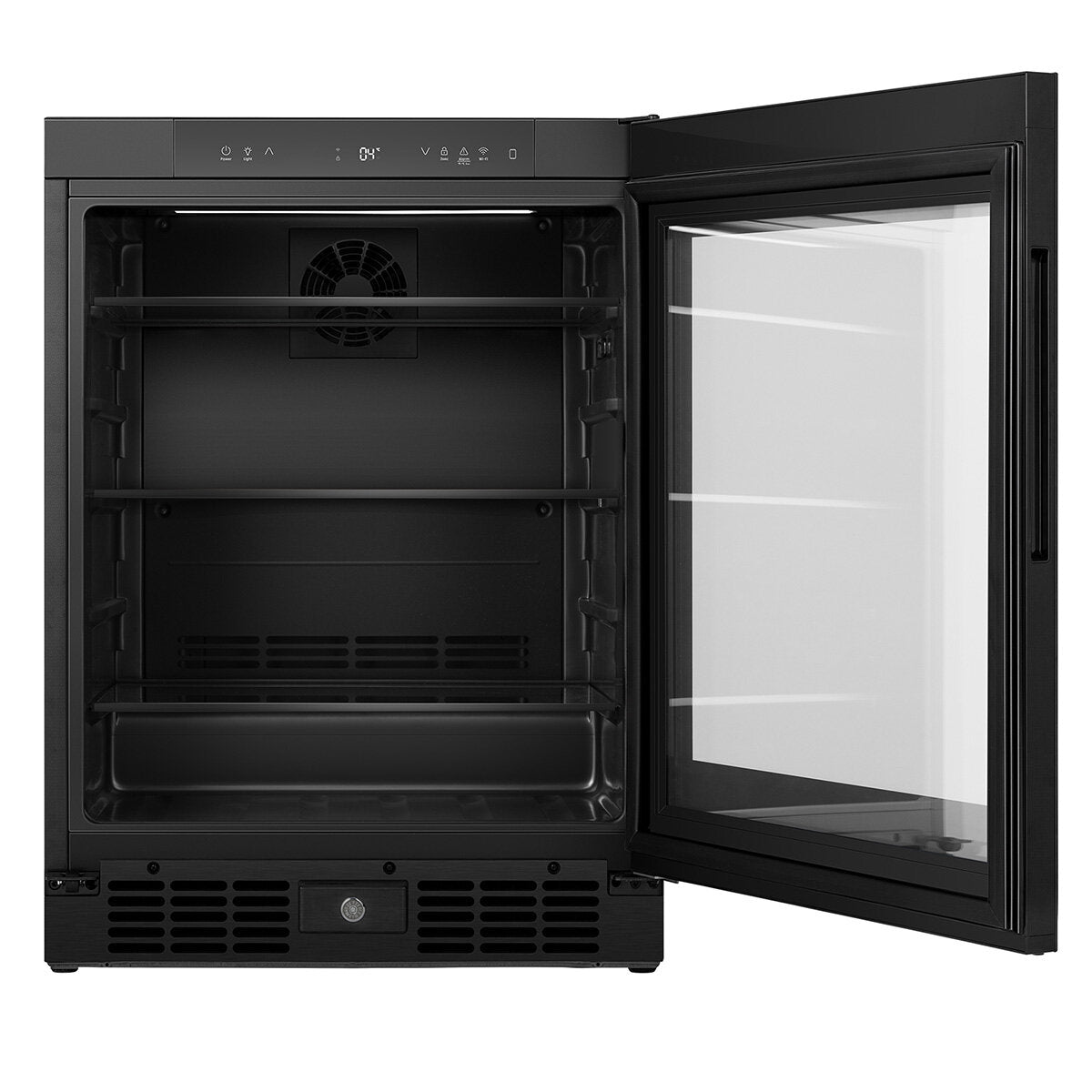 Hisense 140 Can Beverage Cooler HRBC137 - Energy Efficient Mini Fridge for Soda, Beer & Wine - Perfect for Home Bar, Office, or Man Cave (Black)