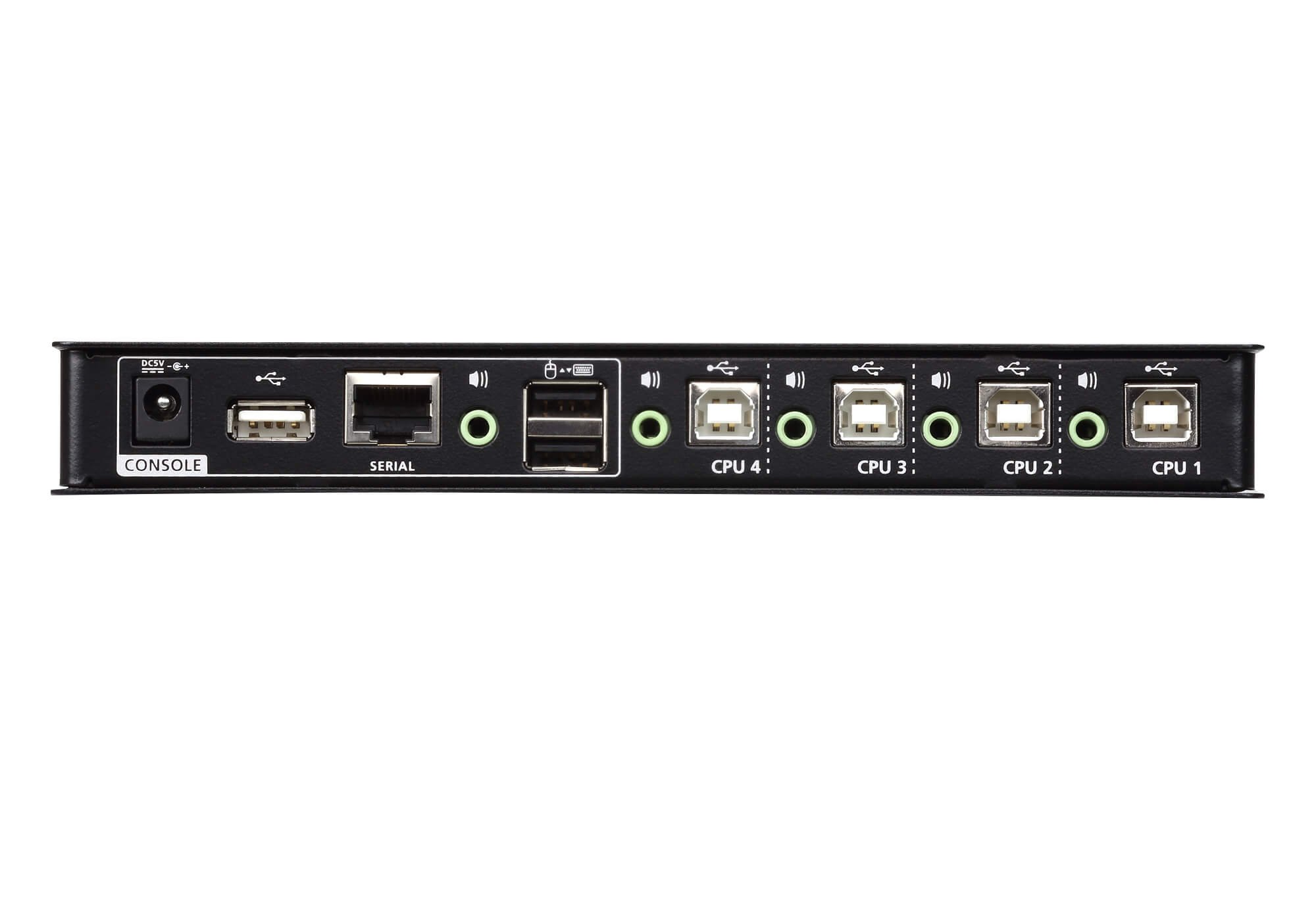 Aten CS724KM 4-Port USB KVM Switch for PC & Mac - Seamless Keyboard Mouse Sharing Between 4 Computers, Ideal for Home Office & Multi-Device Workspace