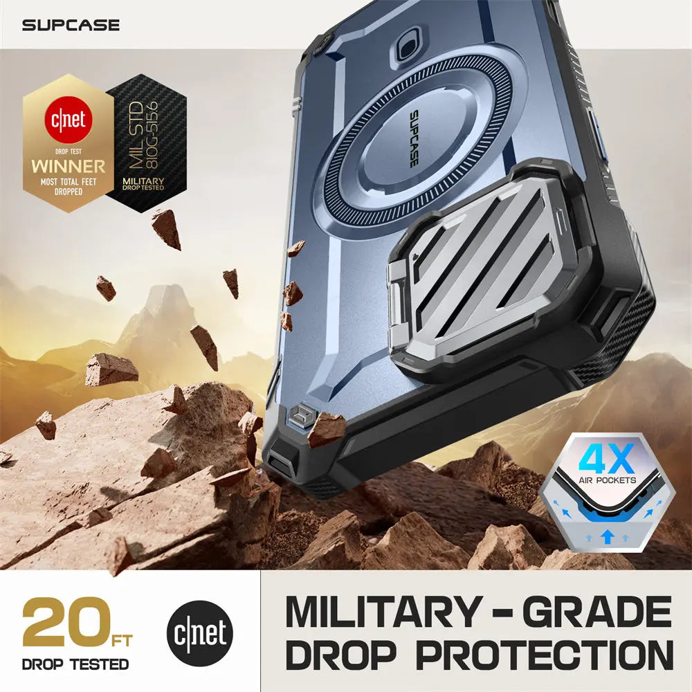 iPhone 16 SUPCASE UB Mag XT Heavy Duty Magnetic Case - Shockproof Protective Cover with Strong Magnetic Mount for Car & Home Use - Perfect for Outdoor Activities, Travel & Daily Protection