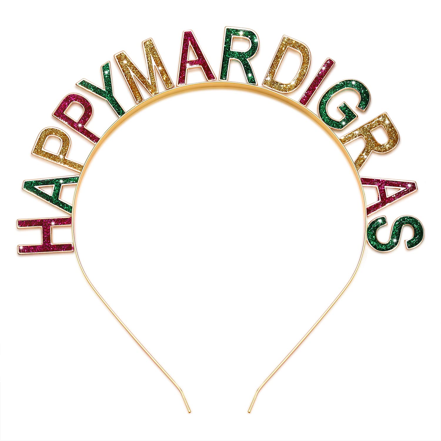 **Sparkly Mardi Gras Headbands with 