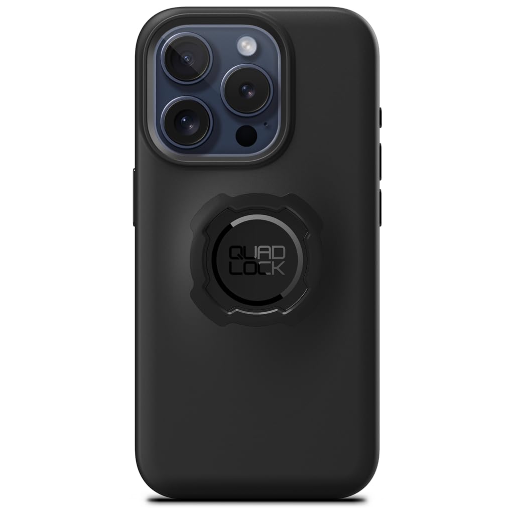 Quad Lock Case for iPhone 15 Pro - Secure & Durable Phone Cover with Military-Grade Protection | Perfect for Cycling, Running & Outdoor Adventures