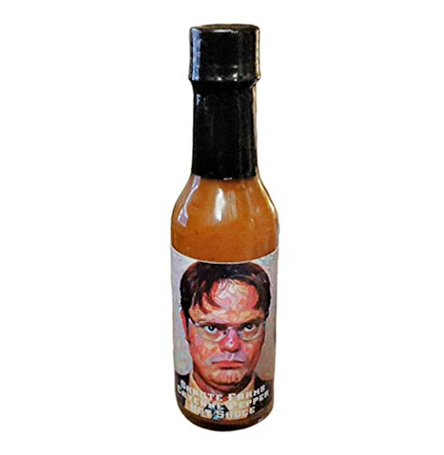 Dwight Schrute Beet Farms Hot Sauce - Limited Edition Gold Seal from The Office TV Show - Spicy Gift for Fans, Hot Sauce Lovers & Collectors - Perfect for BBQ, Tacos, Wings & More