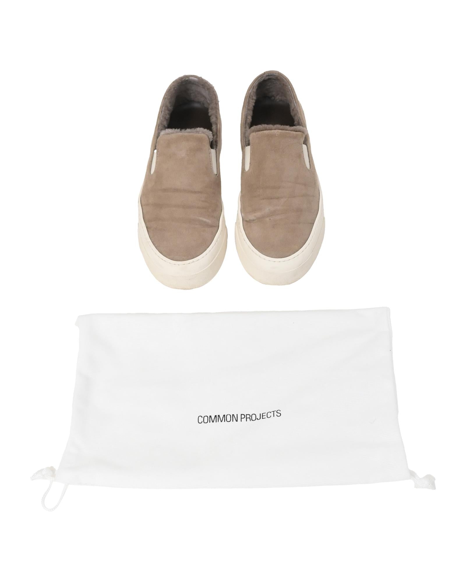 Achilles Shearling Slip-On Sneakers - Cozy Winter Shoes for Men & Women | Indoor & Outdoor Comfort | Perfect for Casual Wear, Travel, and Cold Weather