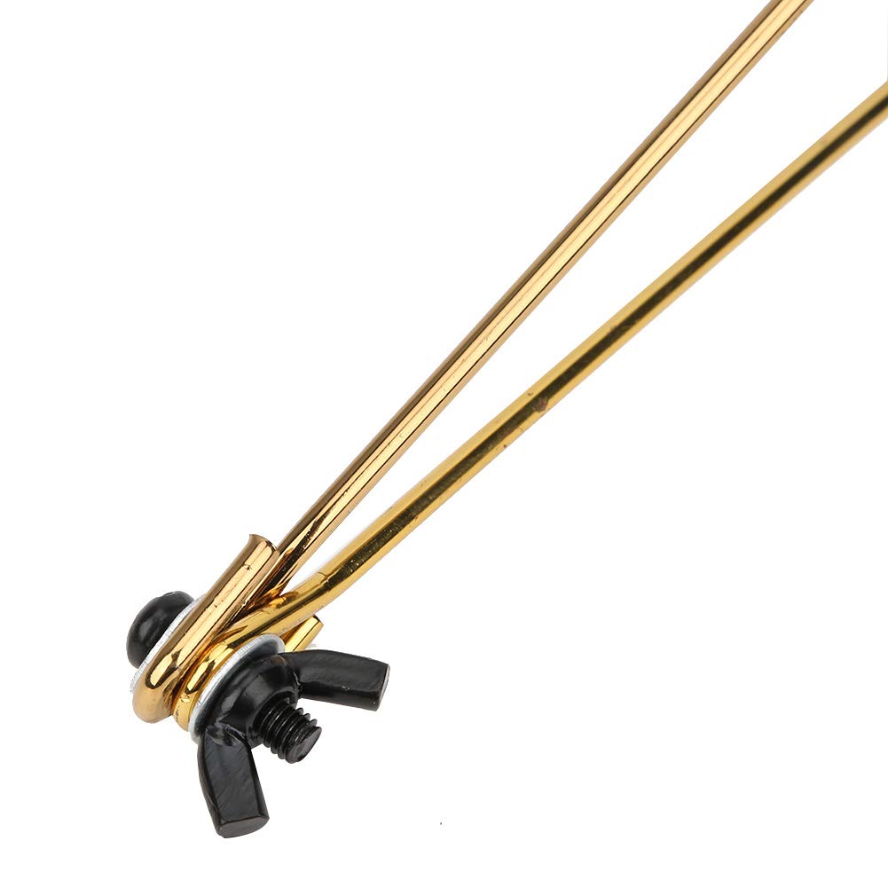 Professional Gold Harmonica Holder for 24-Hole Harmonica - Adjustable Neck Strap & Hands-Free Mouth Organ Bracket - Perfect for Live Performances, Practice Sessions & Street Musicians