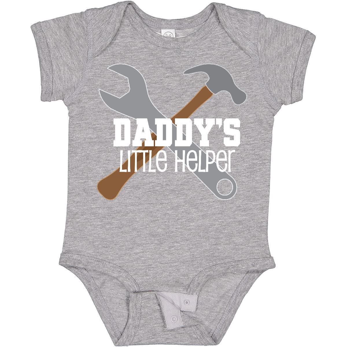 Inktastic Daddy's Little Helper Tool Set Baby Bodysuit - Cute Construction Theme Onesie for Newborns & Infants - Perfect for Father's Day, Baby Showers & Family Photos
