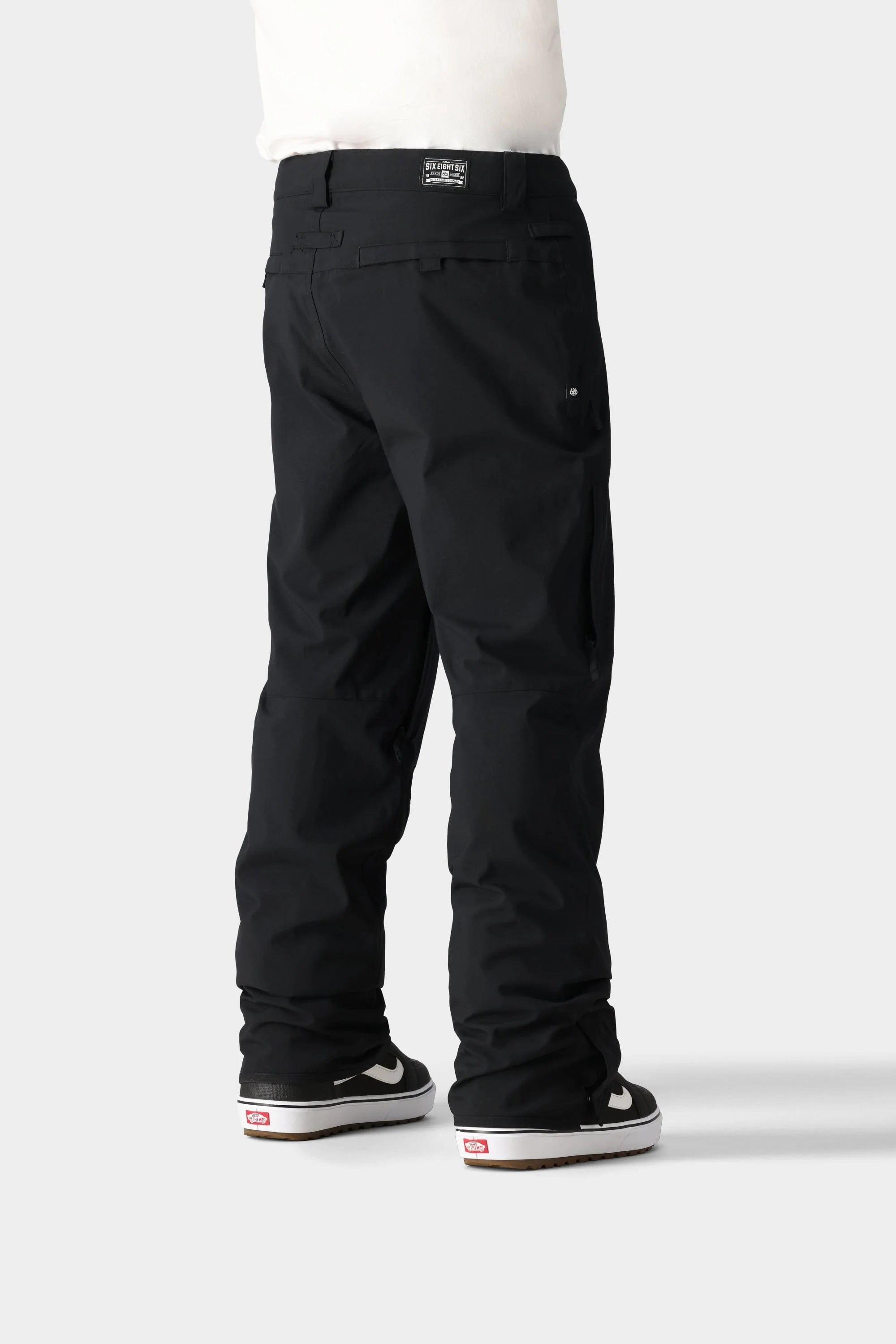 686 Standard Pant Snowpants 2025 - Waterproof Insulated Ski Pants for Men & Women - Black - Perfect for Snowboarding, Skiing & Winter Outdoor Activities