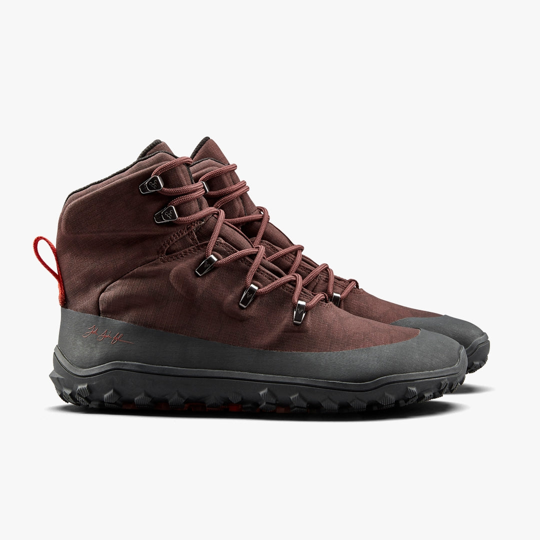 Vivobarefoot Men's Tracker Textile AT JJF Barefoot Hiking Boots - Lightweight & Waterproof Outdoor Shoes for Trail Running & Adventure Travel
