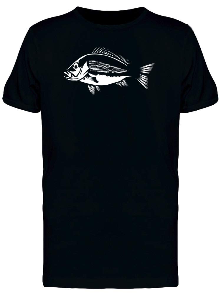 Smartprints Dark Red Snapper Tee for Men - Comfortable Cotton T-Shirt with Unique Print - Perfect for Casual Wear, Outdoor Activities & Street Fashion