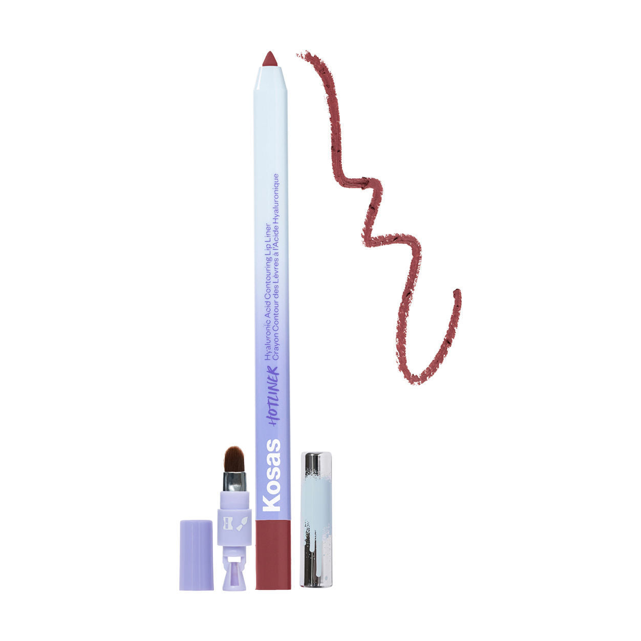 Hotliner Hyaluronic Acid Contouring Lip Liner - Long Lasting Waterproof Lip Pencil for Plump Lips | Perfect for Everyday Wear, Date Night & Special Occasions