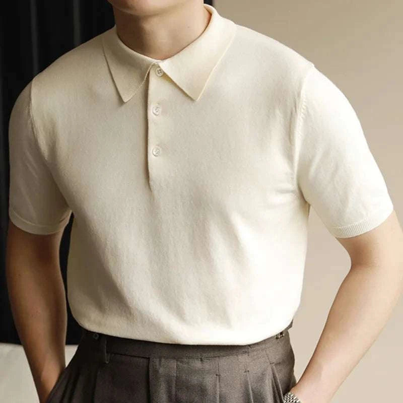 Men's Classic Polo Casual T-Shirt - Breathable Cotton Short Sleeve Shirt for Everyday Wear | Perfect for Work, Golf, and Outdoor Activities