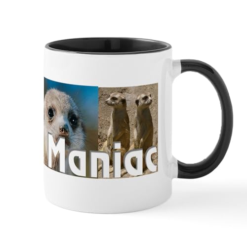 White/Black Inside - Meerkat Mania Collage Mug