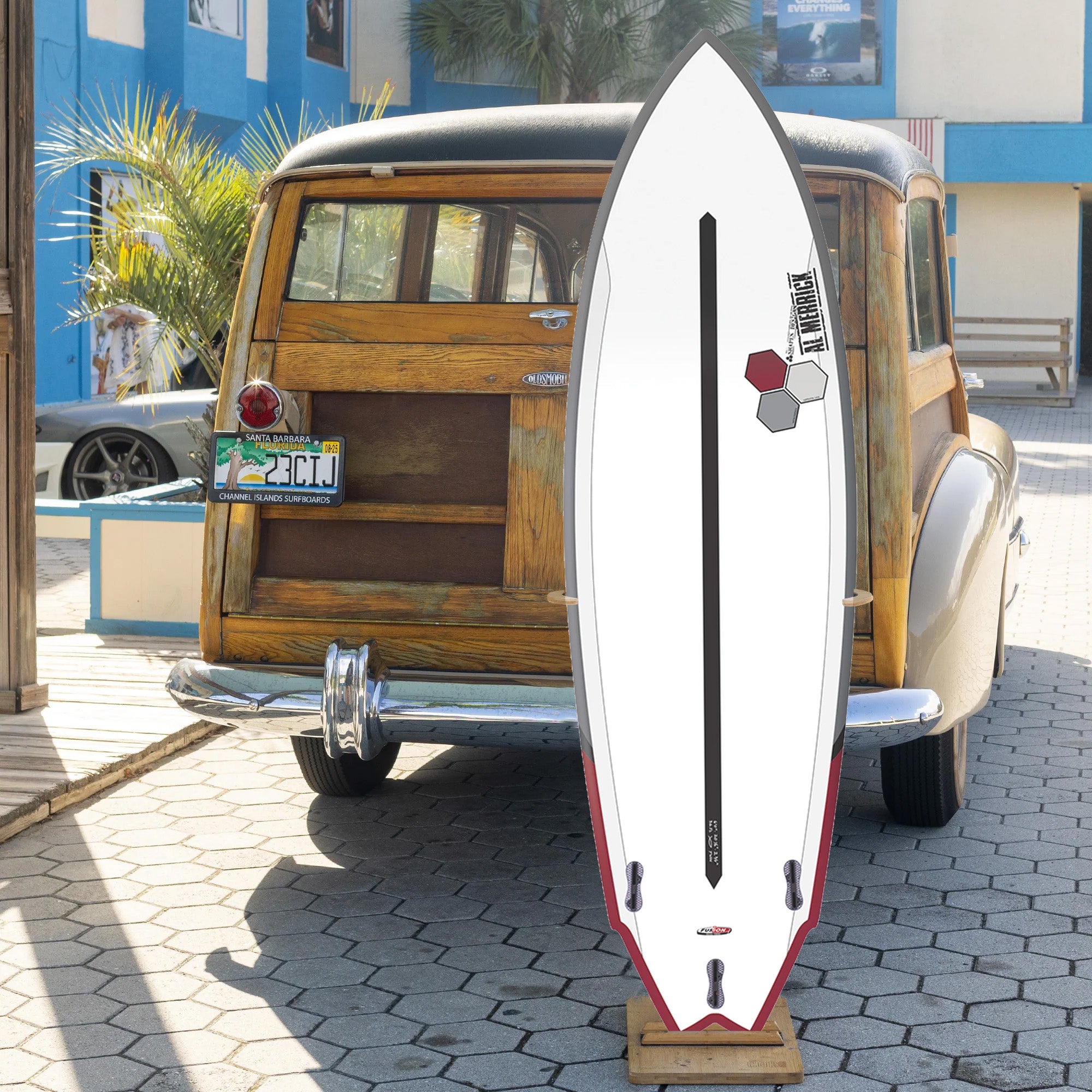 Channel Islands Twin Fin Fusion Dual Core 5'8 Surfboard with FCS II Fin System - Perfect for Small to Medium Waves & Performance Surfing