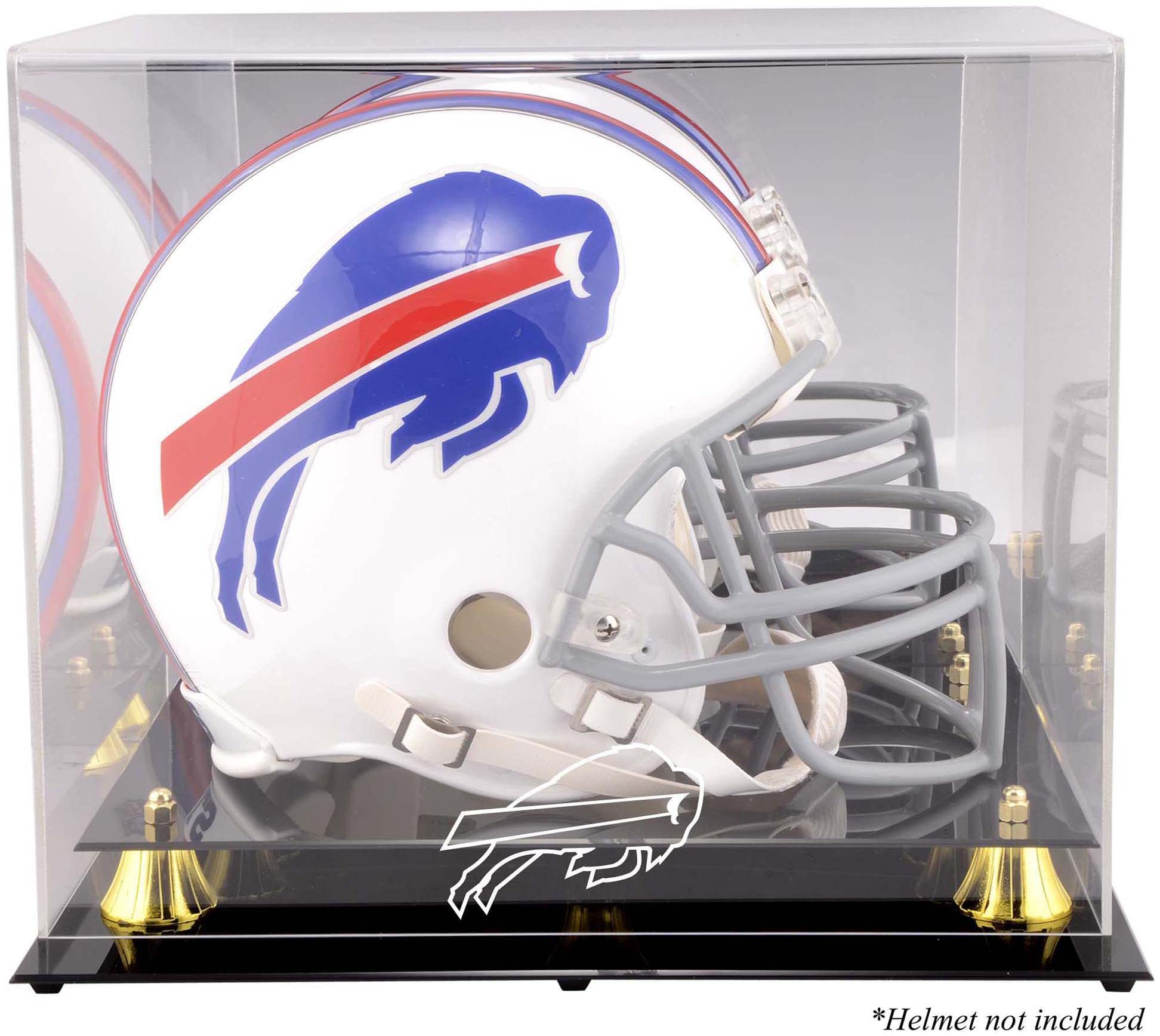 Buffalo Bills NFL Football Helmet Display Case - Premium Acrylic Showcase for Collectibles & Memorabilia - Perfect for Man Cave, Sports Bar, or Fan Cave Decor