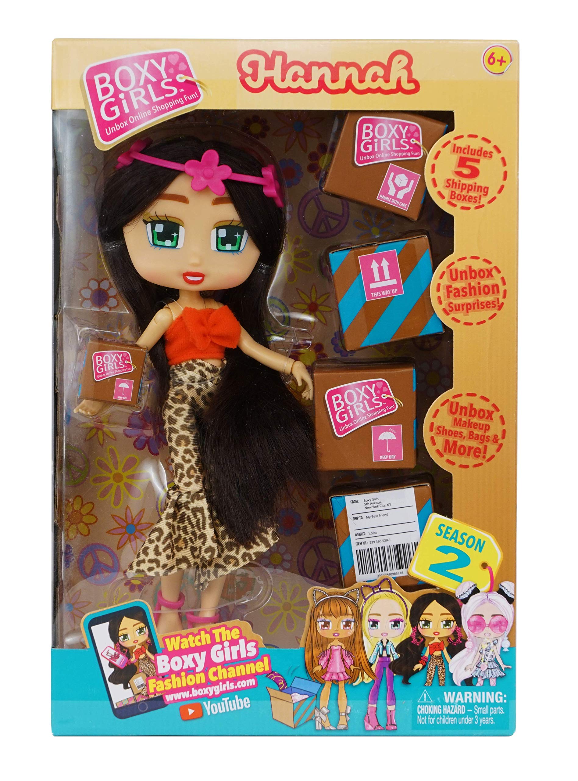 Boxy Girls Series 2 Hannah Doll - Perfect for Kids Playtime & Collection