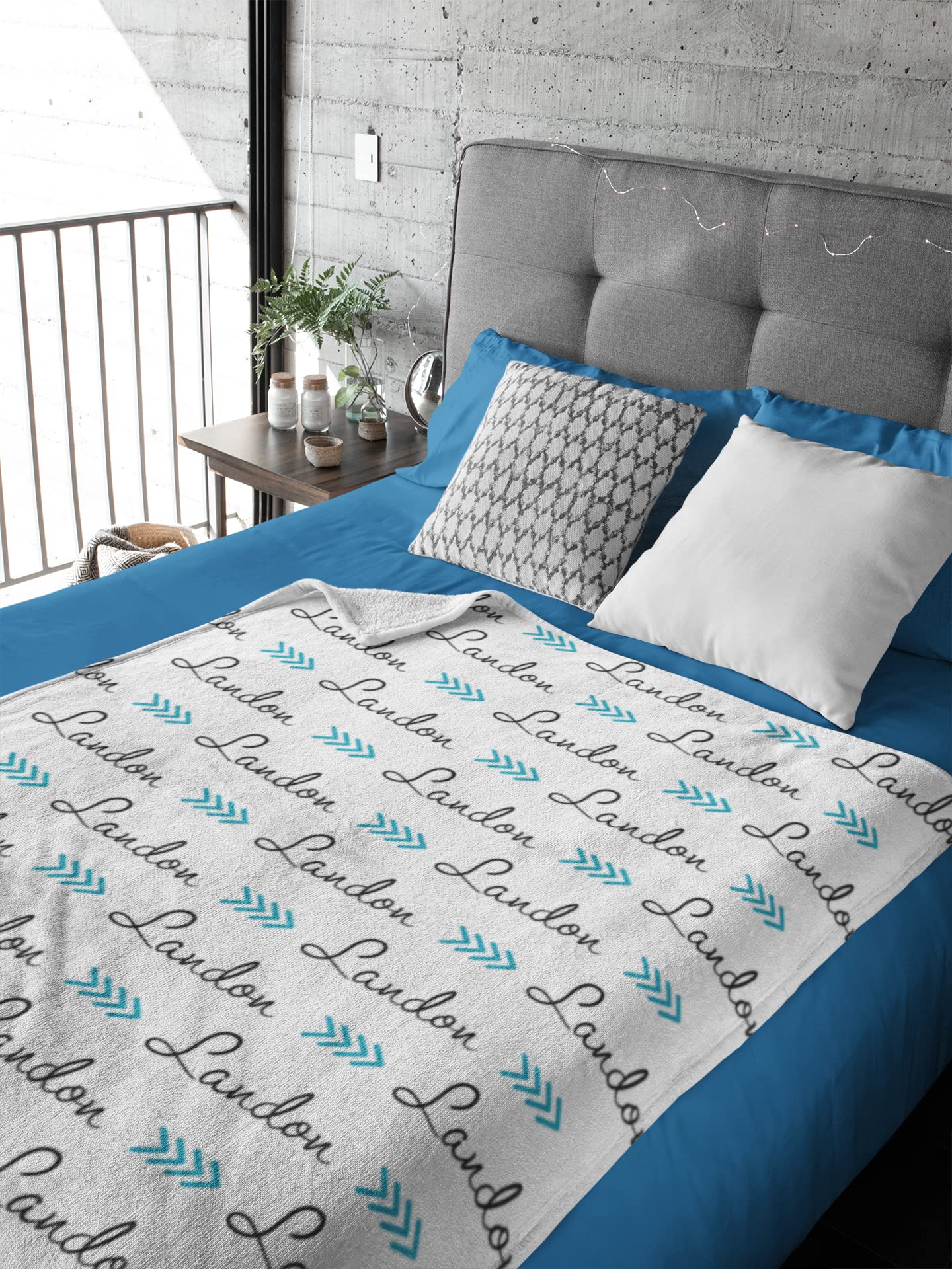 Personalized Baby Blanket with Name - Custom Kids Blanket for Boys & Girls - Soft & Cozy Newborn Gift for Baby Showers, Birthdays & Nursery Decor