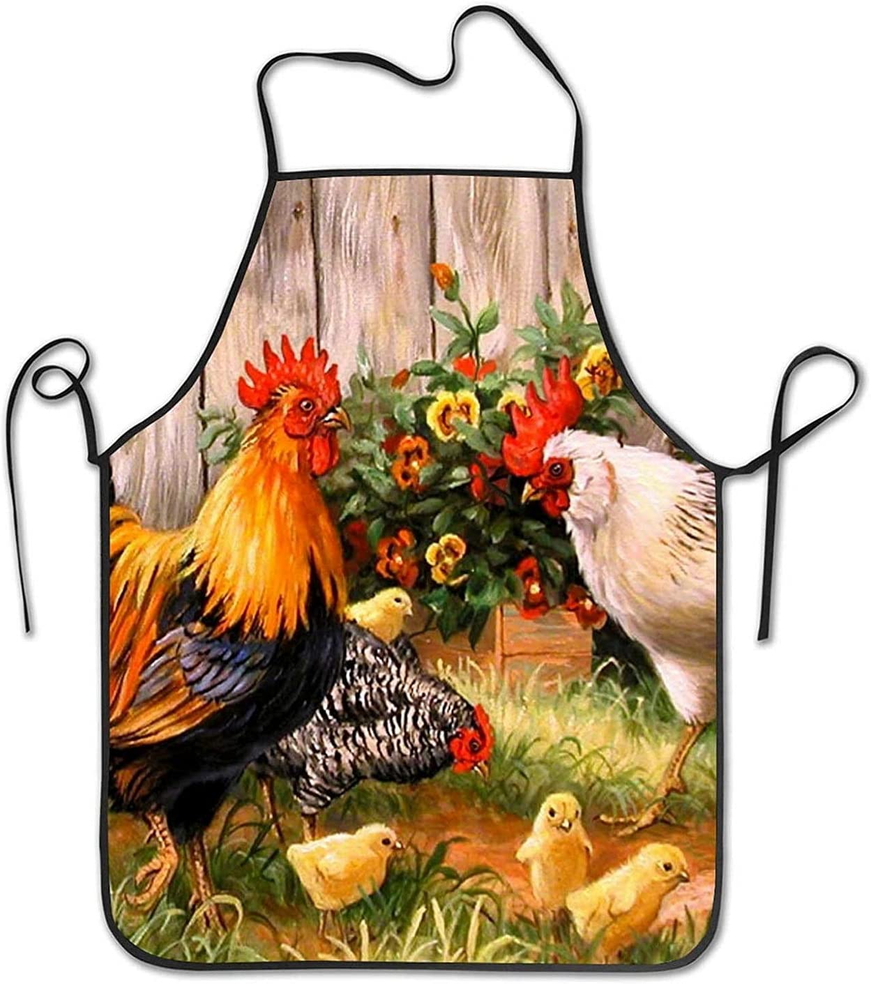 Premium Unisex Chef Apron - Adjustable Bib Kitchen Apron for Cooking, Baking & Grilling - Ideal for Home Chefs, Restaurants & Hotel Kitchens
