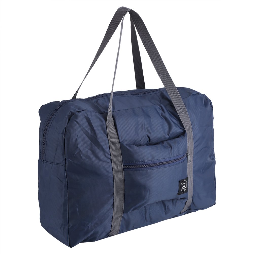 Foldable Duffle Bag for Travel, Gym & Sports - Lightweight Luggage Storage Organizer with Large Capacity - Dark Blue & Red Options - Perfect for Vacations, Workouts & Weekend Getaways