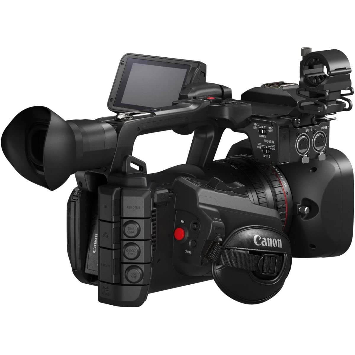 Canon XF605 4K UHD Professional Camcorder with 1-inch CMOS Sensor - Perfect for Film Making, Live Streaming & Broadcast Journalism