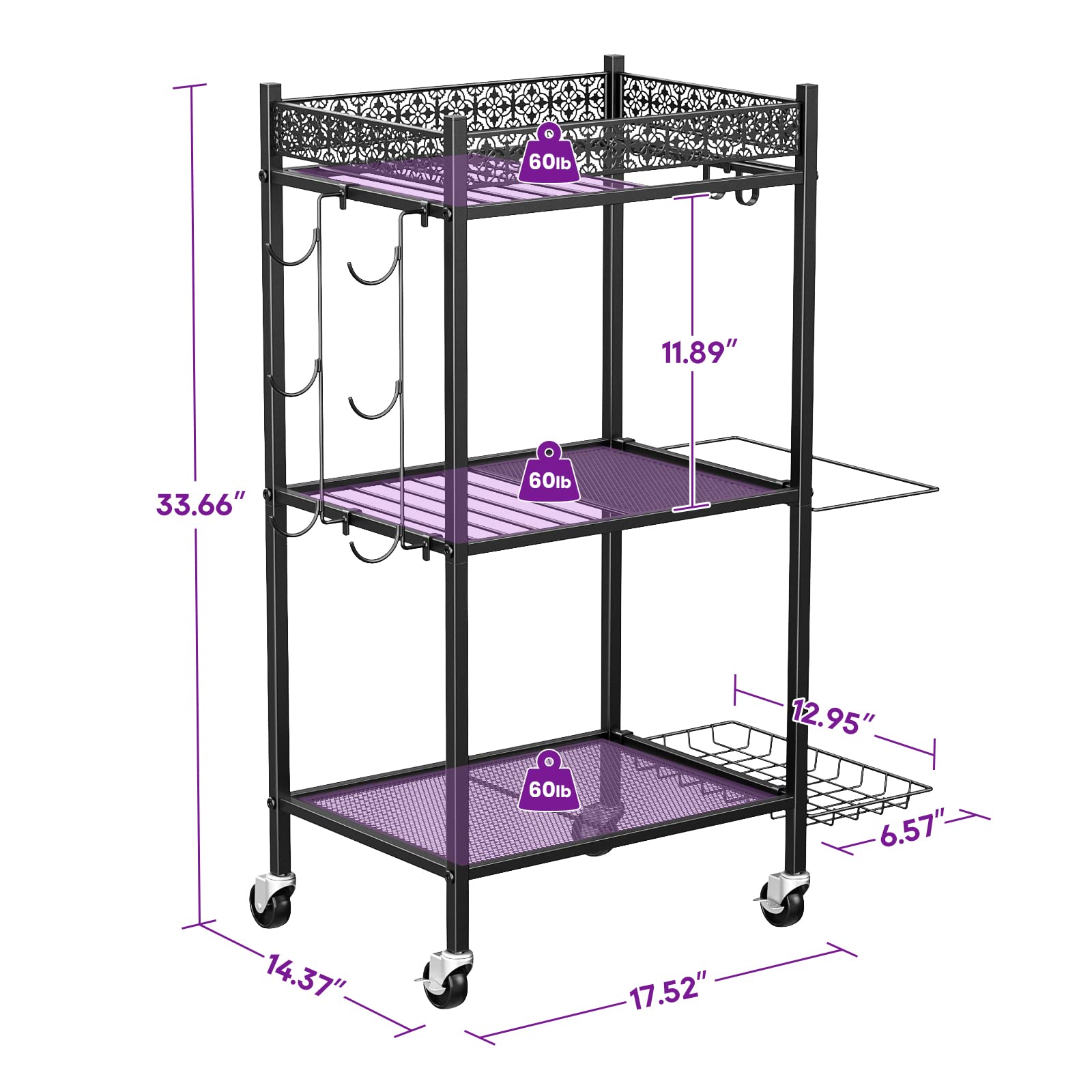 Yoga Mat Storage Rack - Home Gym Organizer for Yoga Mats, Foam Rollers & Fitness Equipment | Space-Saving Workout Gear Holder for Home Exercise & Gym Storage | Perfect for Yoga Studios, Home Gyms & Small Spaces