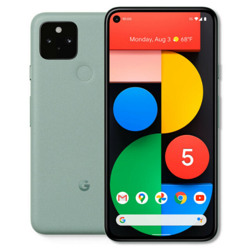 Google Pixel 5 Sage 128GB Unlocked Smartphone - Fast 5G Android Phone with Great Camera for Photography, Streaming & Work from Home