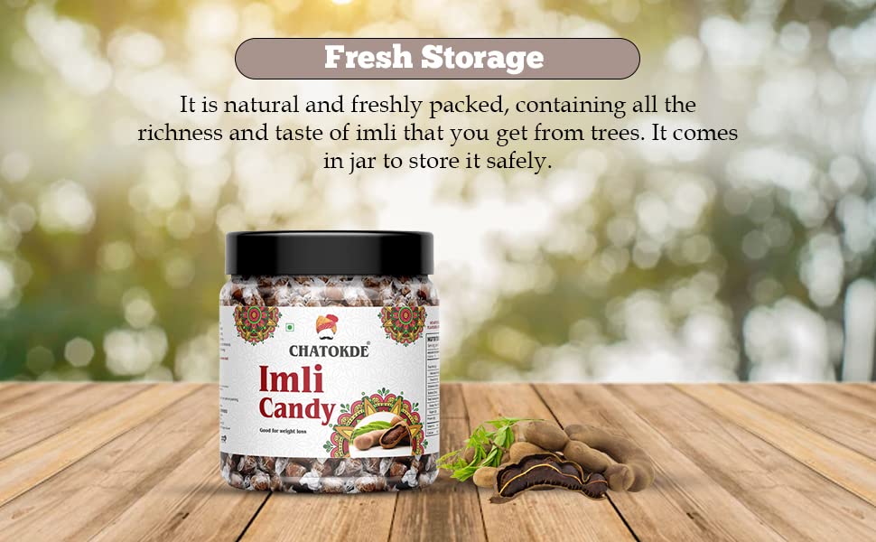 CHATOKDE Imli Candy - Khatti Methi Tamarind Twist Candy, 250G Jar - Sweet & Tangy Indian Snack for Parties, Gifting & Movie Nights