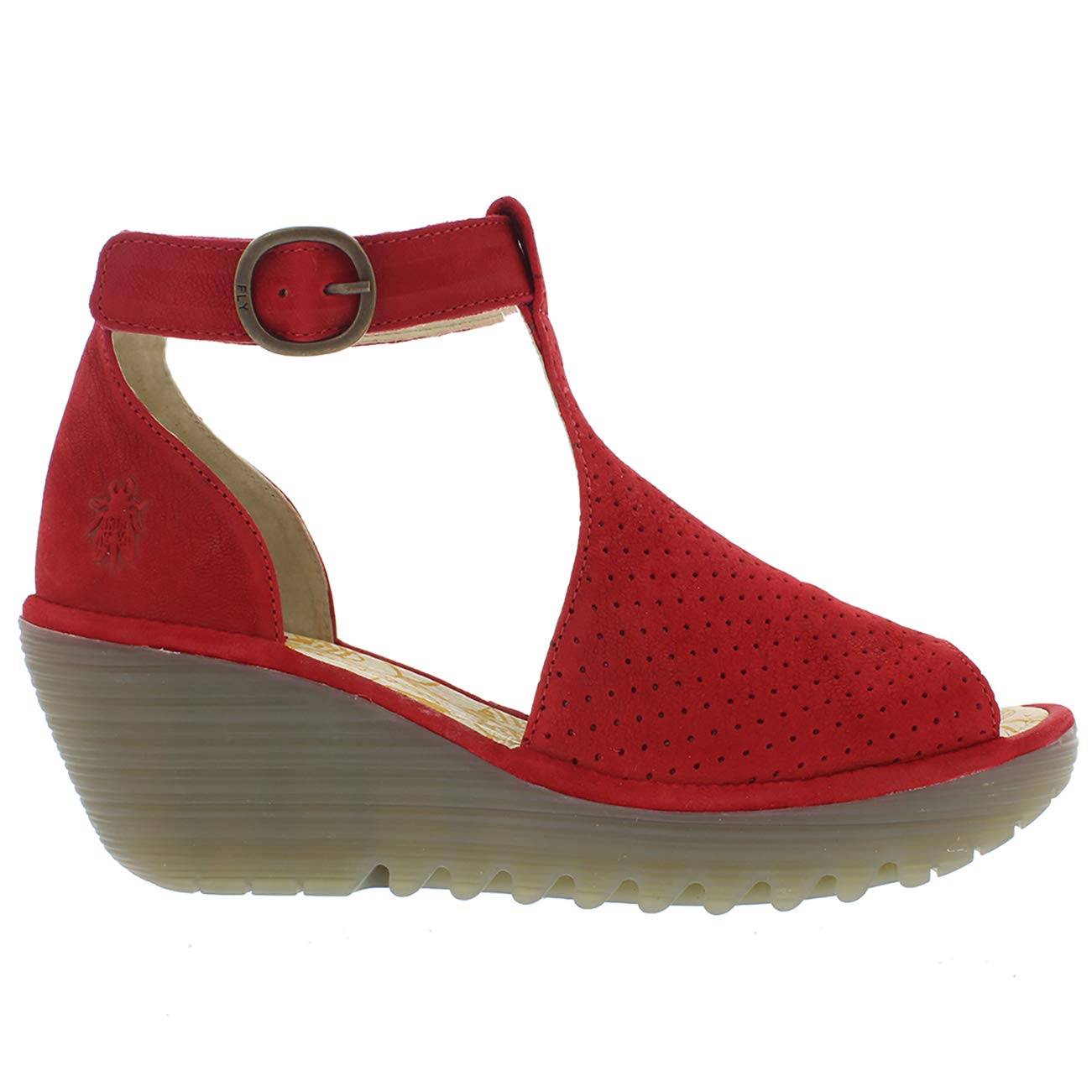 Fly London Women's Comfortable Wedge Sandals with Open Toe - Stylish Summer Casual Shoes for Beach, Vacation & Everyday Wear