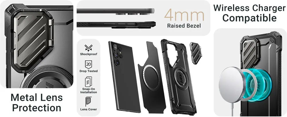 Samsung Galaxy S25 Ultra SUPCASE UB Mag XT Heavy Duty Rugged Case with Kickstand - Shockproof Protection for Outdoor, Work & Daily Use
