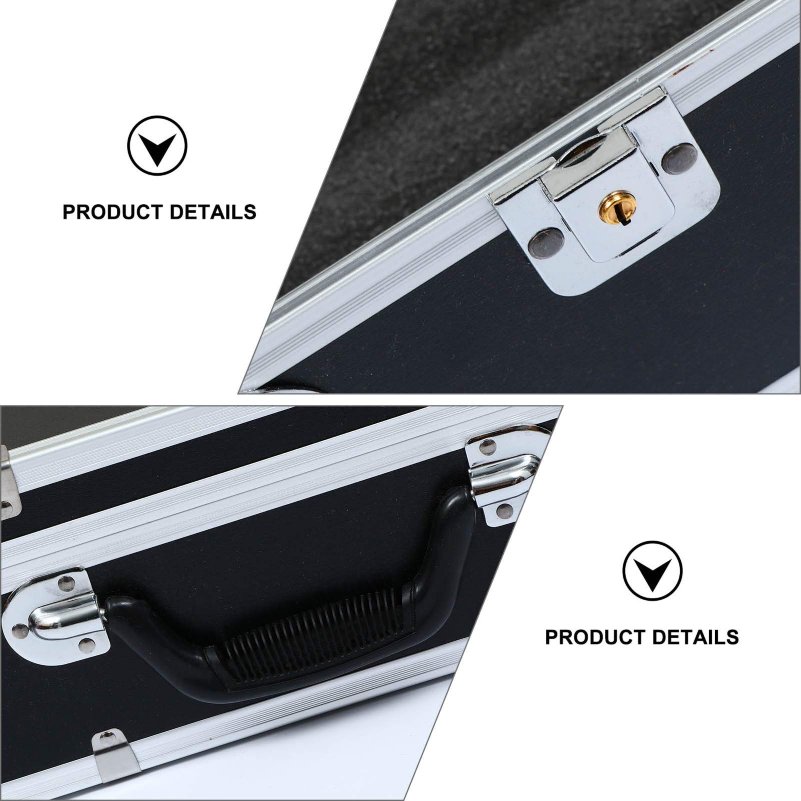 Heavy Duty Metal Tool Box with Foam Insert - Universal Hard Carrying Case for Electronics, Tools, Cameras & Testing Equipment - Waterproof Jobsite Tool Storage Case for Professionals & DIY Projects - Perfect for Workshops, Construction Sites & Field Work