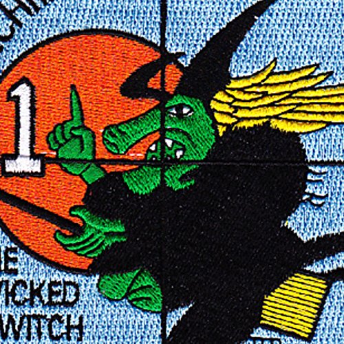 USS Wichita AOR-1 Replenishment Oilers Ship Patch - Wicked Witch | US Navy Military Collectible | Perfect for Veterans, History Buffs & Model Ship Enthusiasts