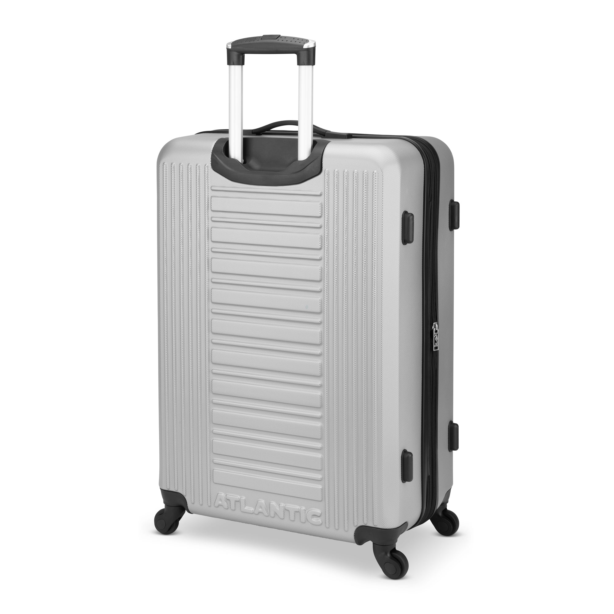 Atlantic Acclaim II 3-Piece Luggage Set - Lightweight Spinner Suitcase with TSA Lock, Durable Hardshell Carry On & Checked Bags (Black) - Perfect for Business Travel, Family Vacations & International Trips