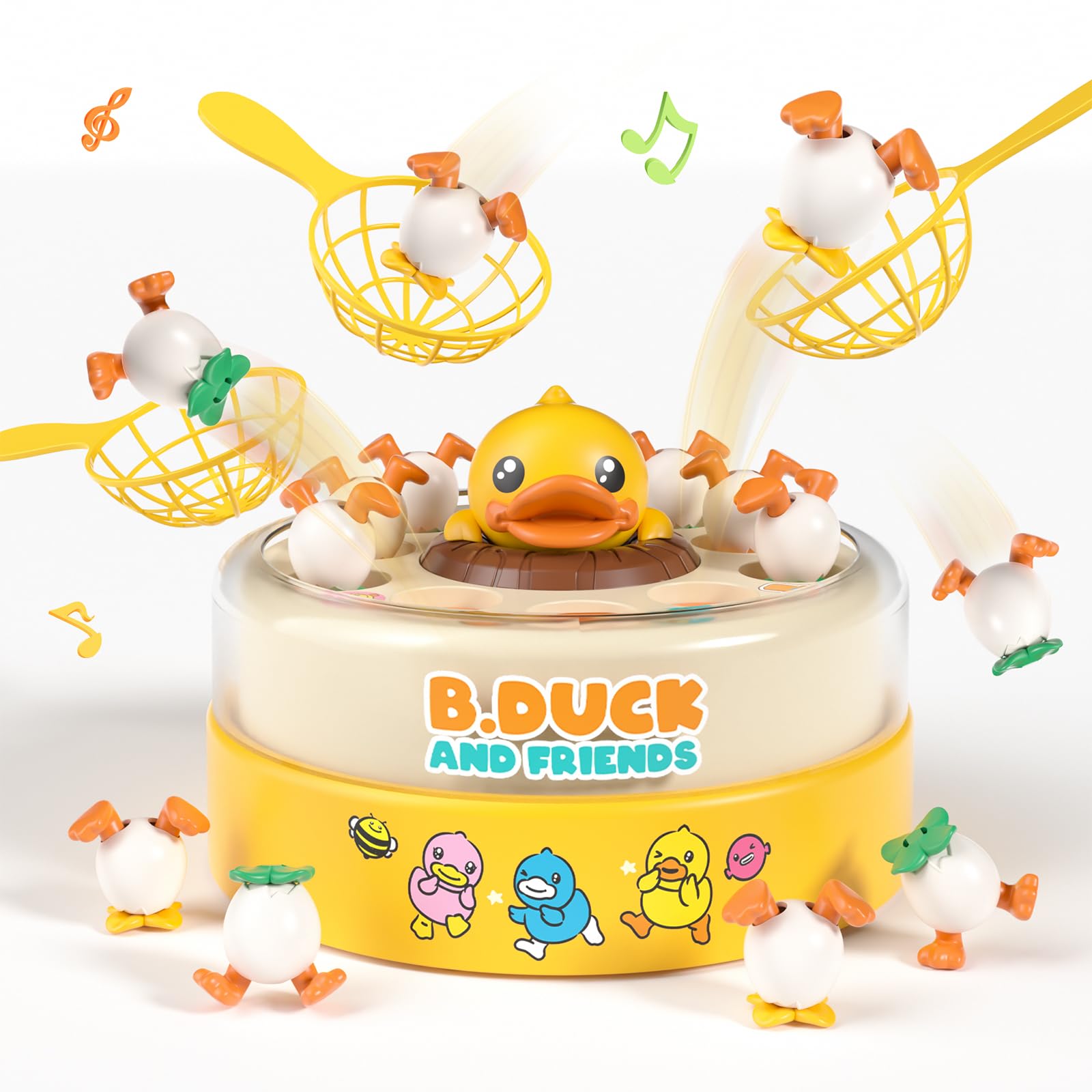 B.Duck Catch & Bounce Game for Kids 3-6 - Outdoor Birthday Gift for Boys Girls