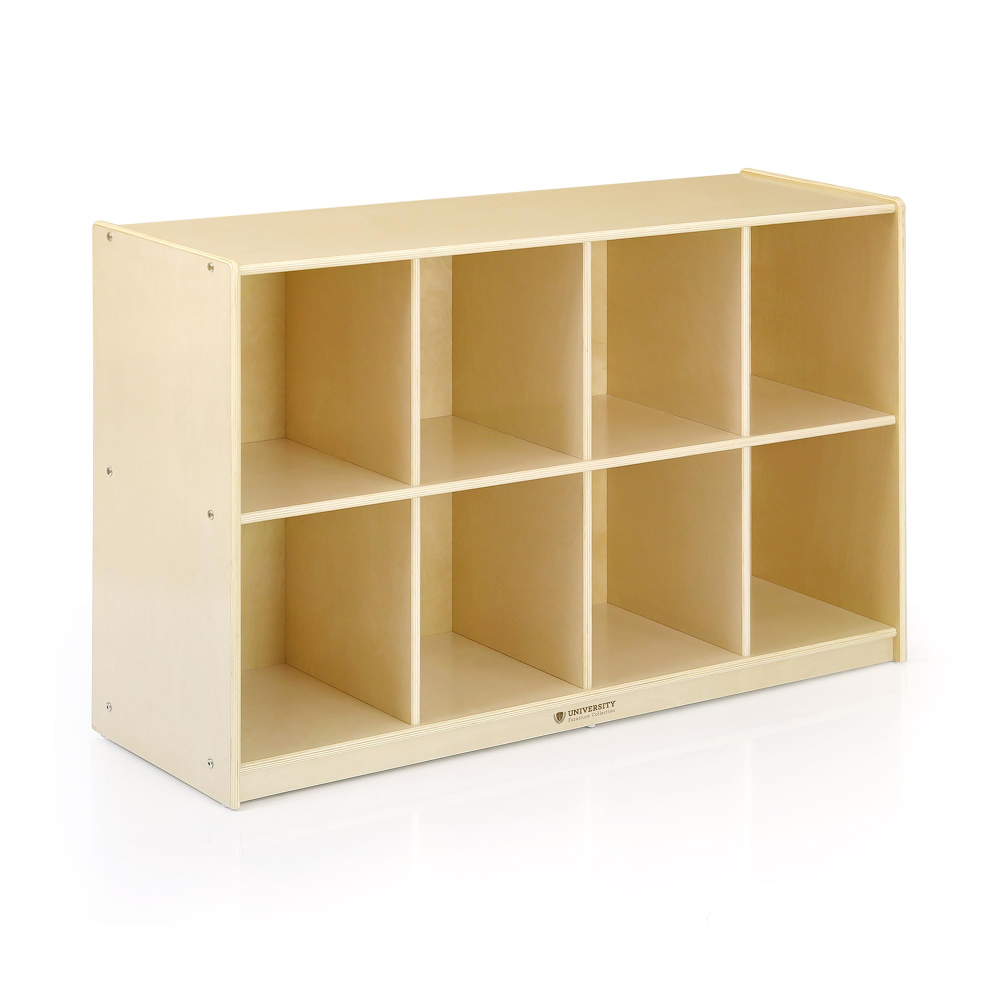 Guidecraft 8-Section Backpack Cubby Storage Cabinet - Natural Birch Plywood for Kindergarten, Preschool & Homeschool Organization - Perfect for Classroom Supplies, Art Materials & Kids' Backpacks Storage (Ideal for Daycare Centers, Montessori Schools & Home Learning Spaces)