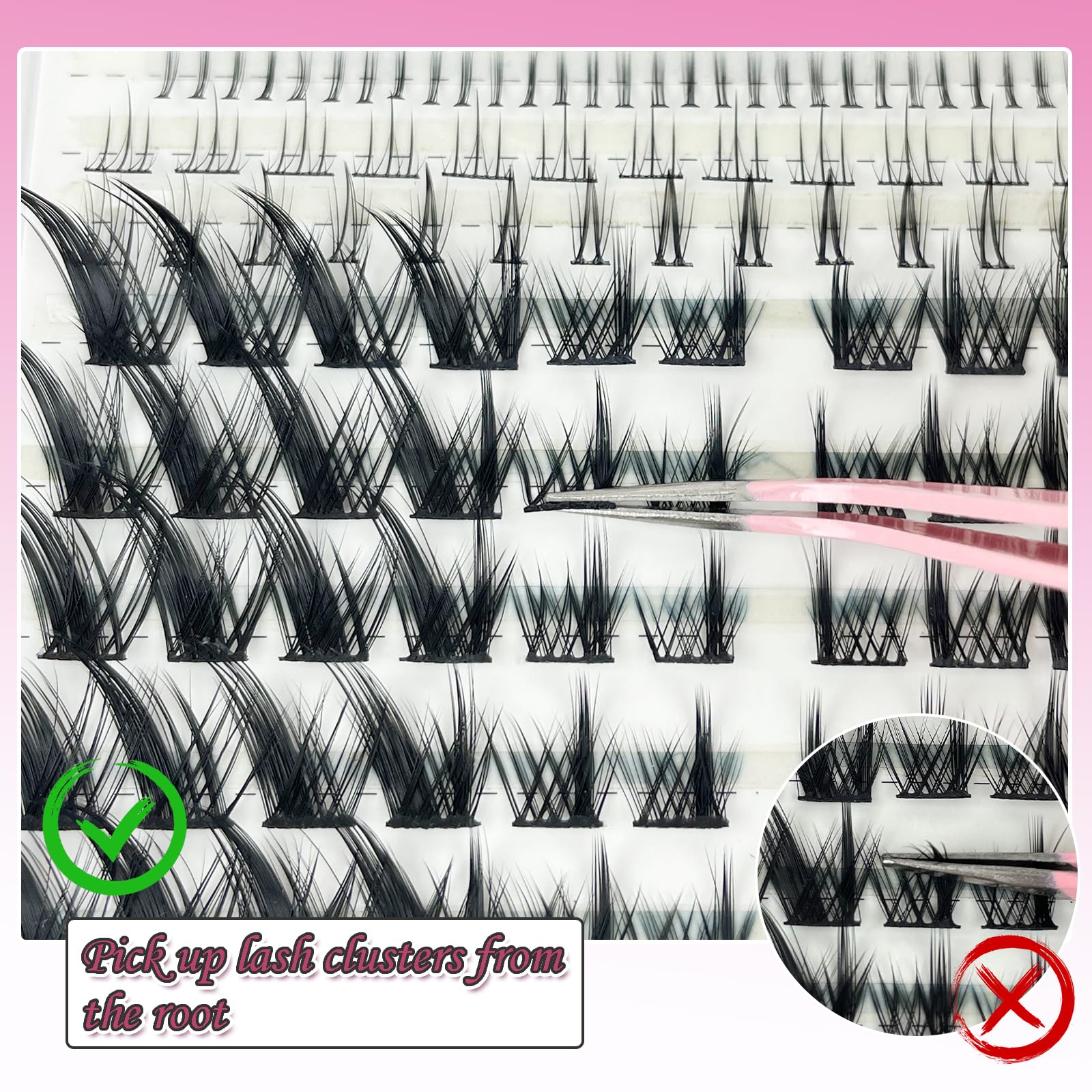 Fluffy Fox Eye Lashes - 158 PCS C Curl False Eyelashes Clusters with Bottom Lashes for Cat Eye & Manga Look | DIY Individual Eyelash Extensions Kit for Home Use | Perfect for Parties, Weddings & Special Occasions