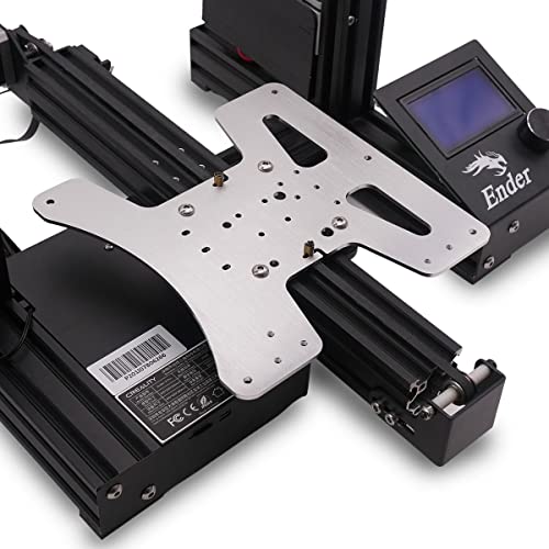 Gulfcoast Robotics Y Carriage Plate V3.0 Upgrade Kit for Creality Ender 3, Ender 3 Pro, Ender 3 V2 3D Printers - 3-Point Leveling Adjustment System - Improve Print Quality & Bed Leveling for Smooth 3D Printing Projects