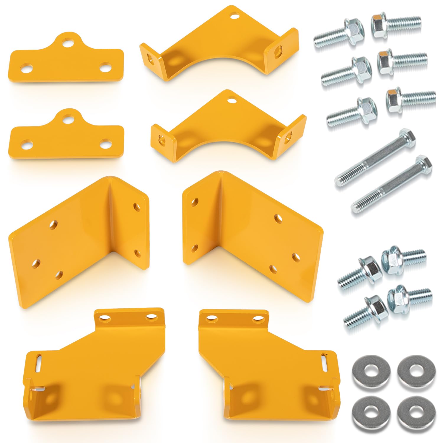 **Upgraded 125255 Hydro Transmission Brackets Kit for Hustler Zero-Turn Mowers – Heavy-Duty Thicker Brackets & Hardware – OE Replacement Service Kit – Perfect for Lawn Maintenance & Landscaping**