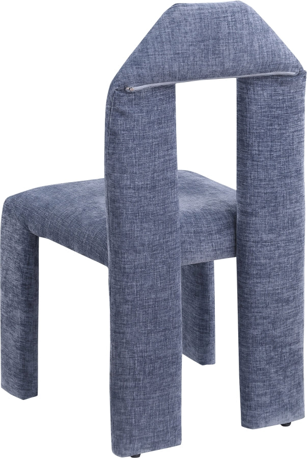 Luxury Bennett Chenille Fabric Dining Chair - Soft & Durable Upholstered Seat for Elegant Home Decor, Kitchen, Dining Room, and Office Use