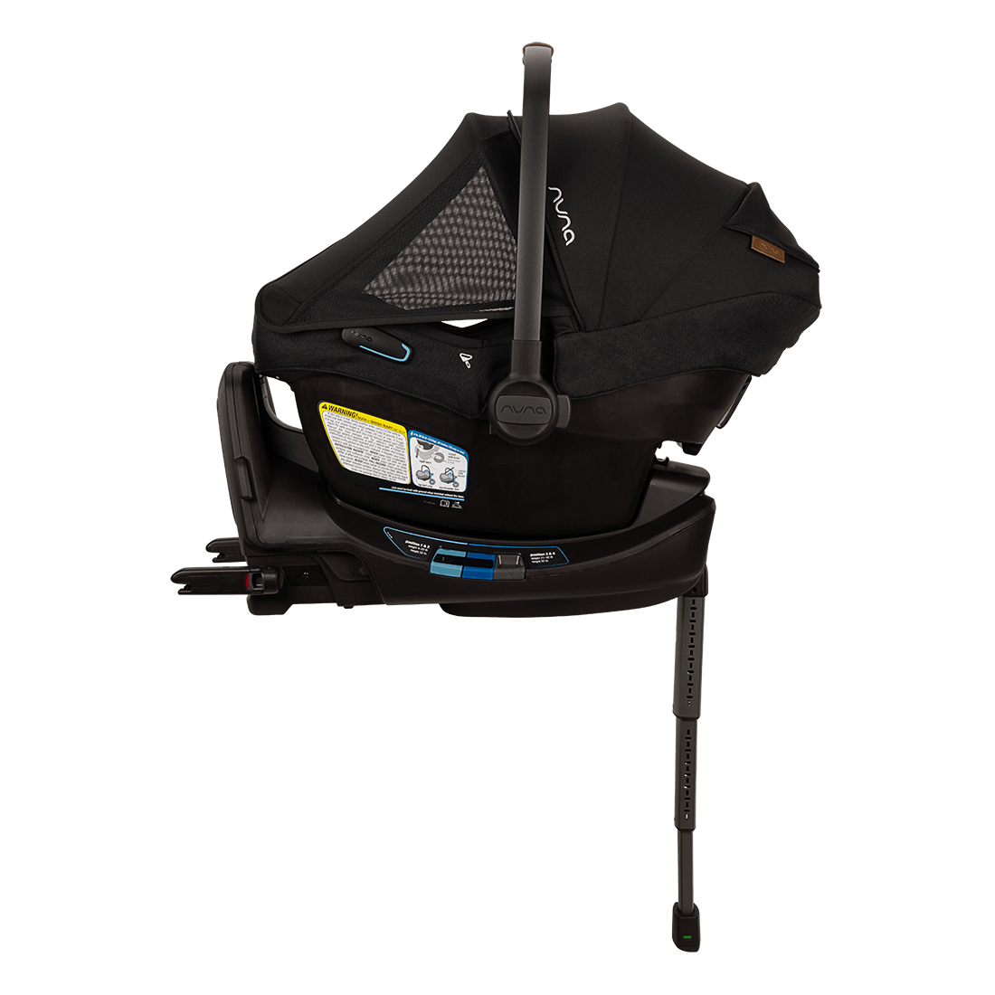 Nuna PIPA Aire RX Infant Car Seat with PIPA RELX Base - Lightweight & Safe Baby Car Seat for Newborns - Perfect for Travel, Daily Commutes & Family Road Trips