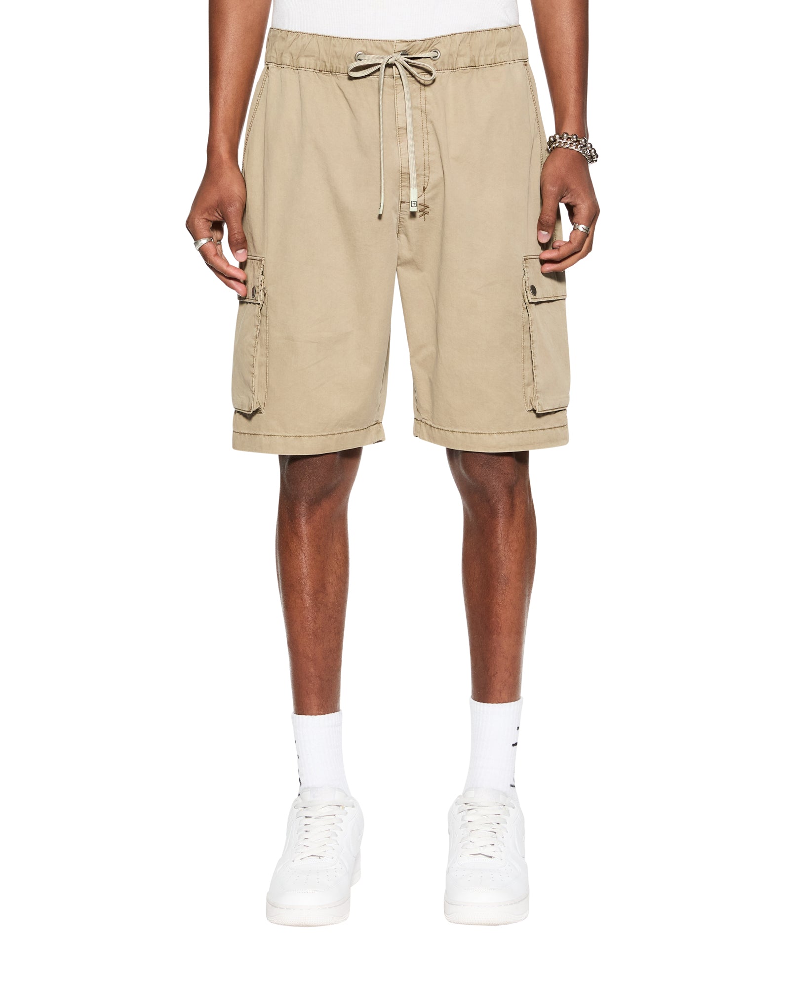 KRUSH CARGO SHORT FOG - Durable Men's Cargo Shorts with Multiple Pockets | Perfect for Outdoor Activities, Hiking, and Casual Wear
