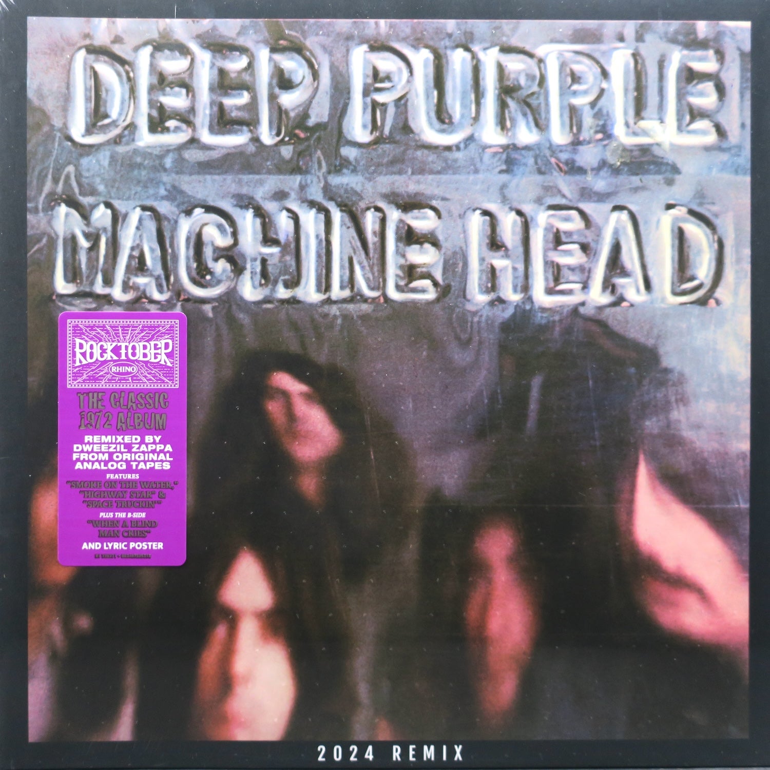DEEP PURPLE 'Machine Head' (Dweezil Zappa Remix) Limited Edition Vinyl LP Record with Poster - Classic Rock Music Collector's Item for Home Decor & Music Enthusiasts
