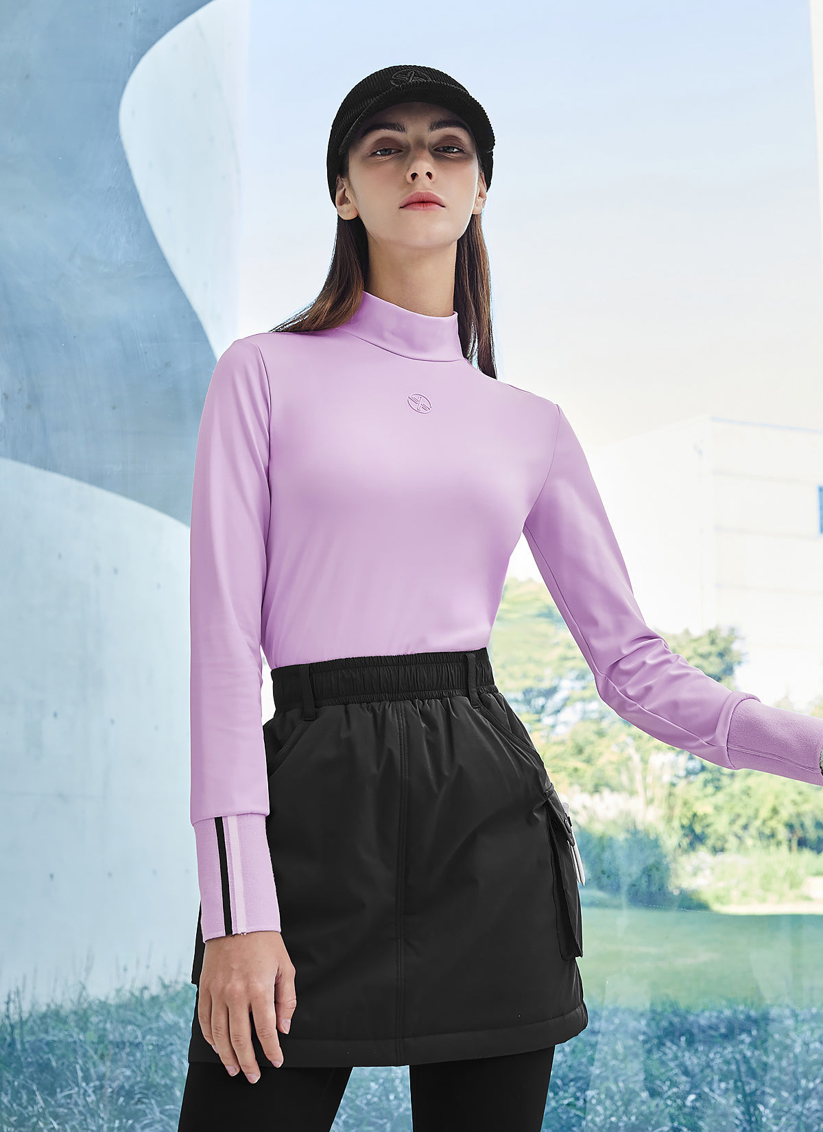 Stylish Out Pocket Padded Mini Skirt for Women - Comfortable Stretch Fabric - Perfect for Casual Wear, Night Out & Street Fashion