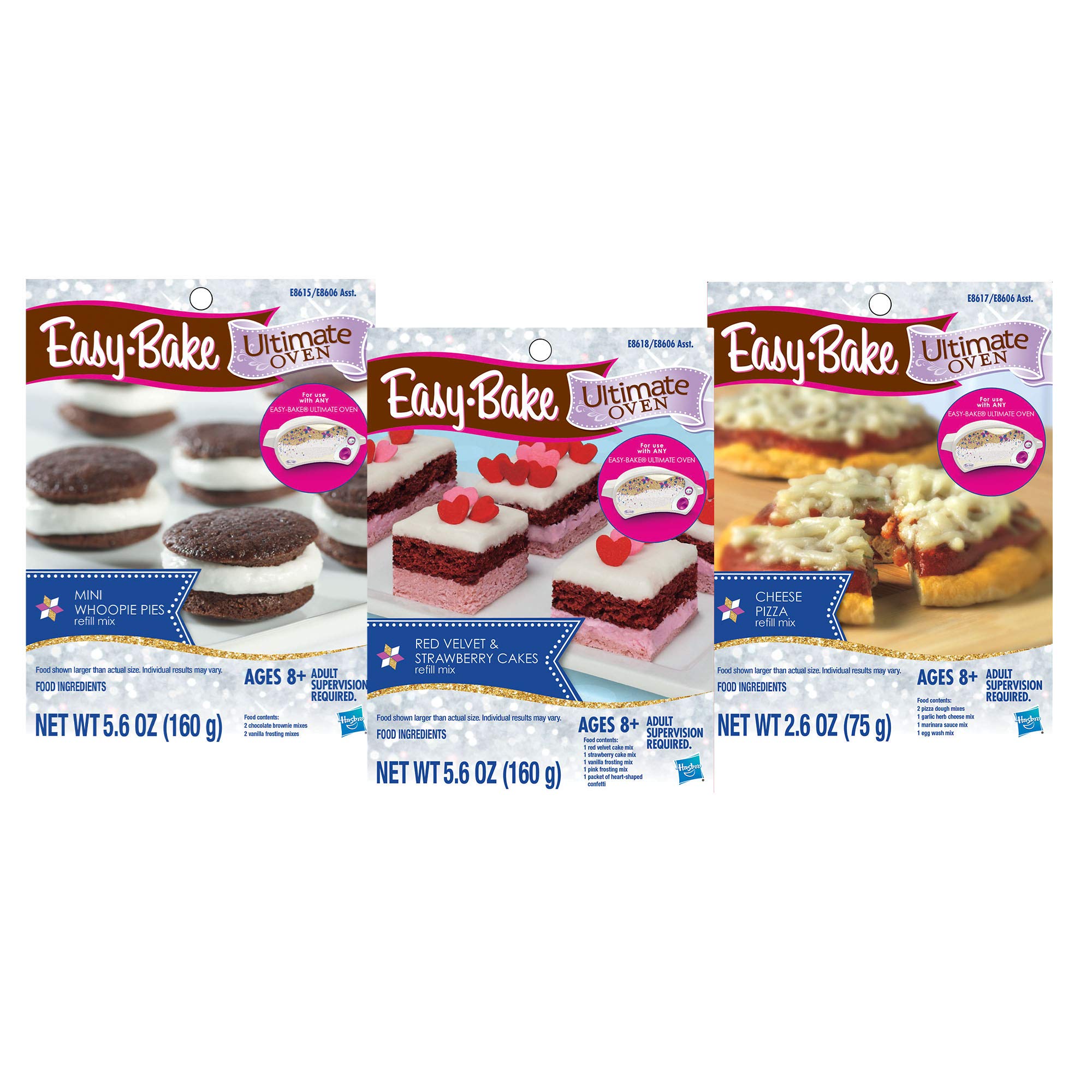 Ultimate Easy Bake Bundle - Baking Star Edition Oven with Chocolate Chip, Pink Sugar Cookie Mix, Chocolate Truffle Mix & Red Velvet Cupcake Mix + Bonus Pan & Mini Whisk (10-Piece Set) - Perfect for Kids Baking Parties, Birthday Gifts & Family Fun Activities