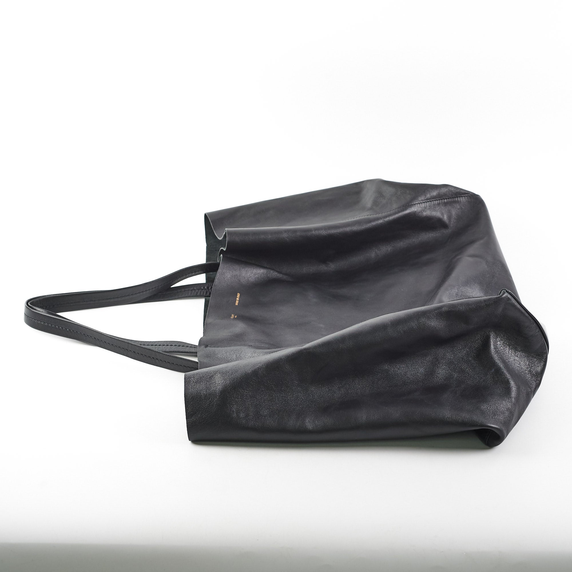 Celine Black Leather Tote Bag for Women - Stylish & Spacious Handbag for Work, Travel & Everyday Use
